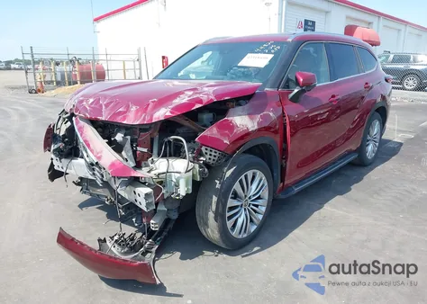 2023 Toyota Highlander Platinum from USA, damaged, VIN 5TDKDRAH0PS037708